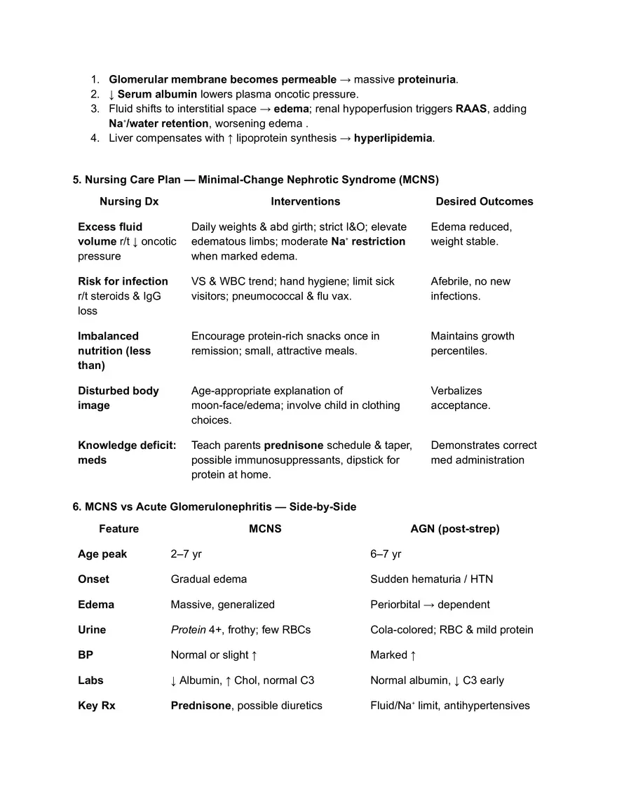 Pediatric GI and Fluids Study Guide - Page 12