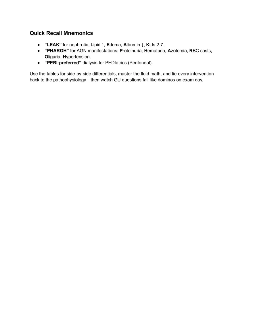 Pediatric GI and Fluids Study Guide - Page 15