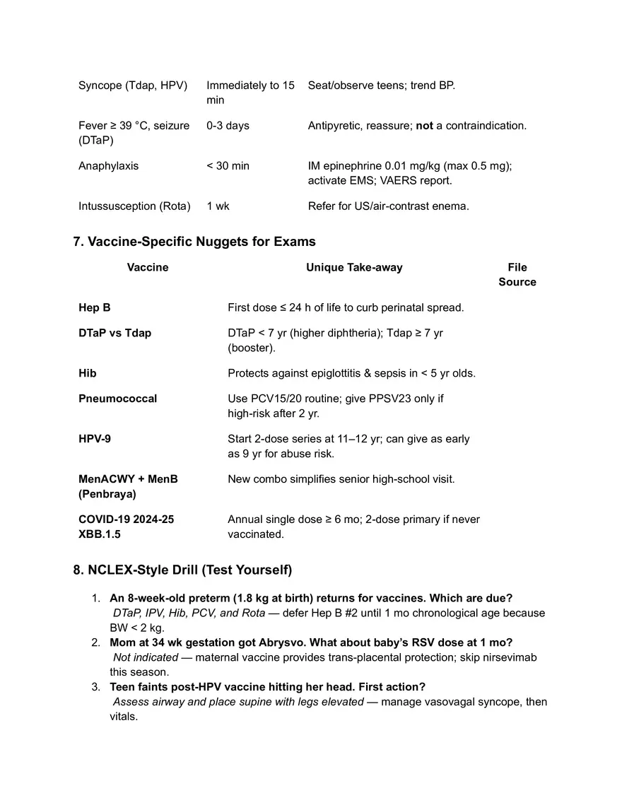Pediatric GI and Fluids Study Guide - Page 18