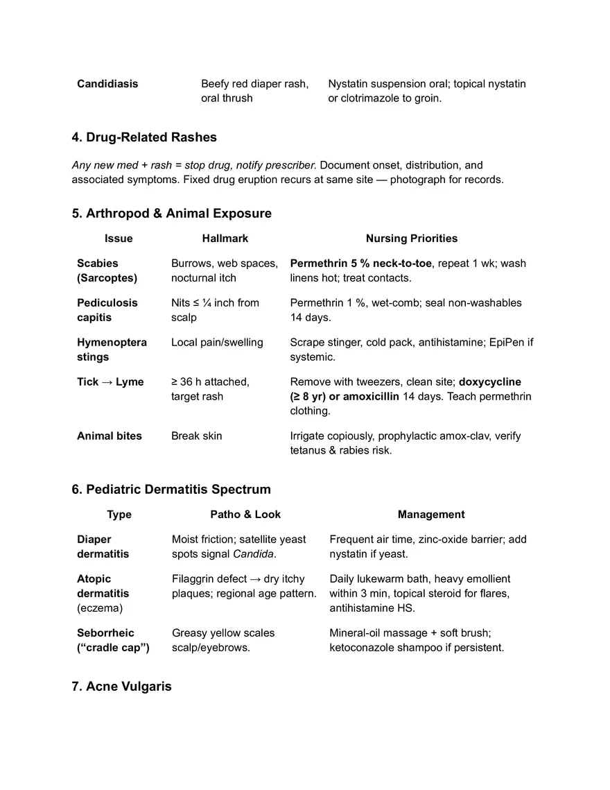 Pediatric GI and Fluids Study Guide - Page 30