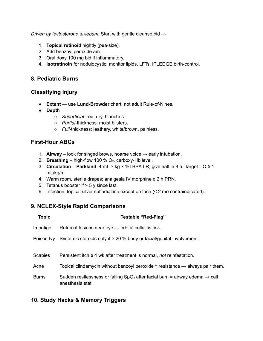 Pediatric GI and Fluids Study Guide - Page 31