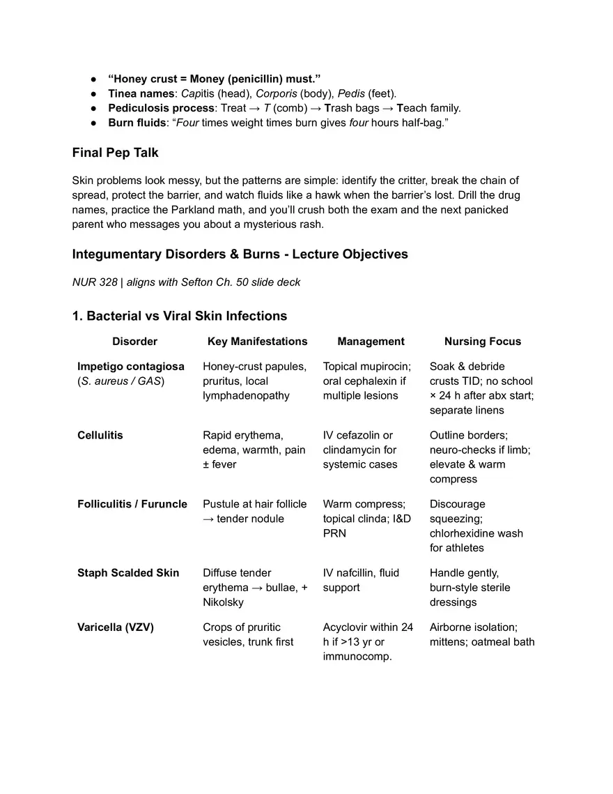 Pediatric GI and Fluids Study Guide - Page 32