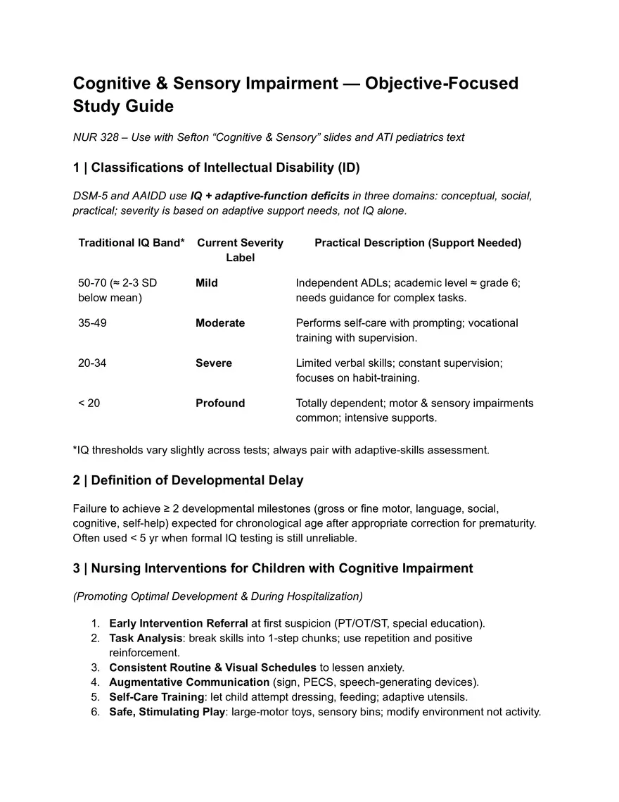 Pediatric GI and Fluids Study Guide - Page 41