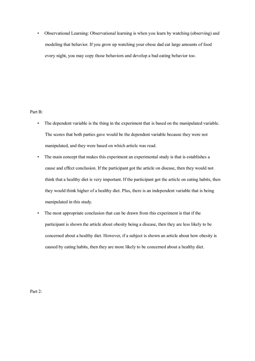Psychology FRQ - Free Response Question - Page 2