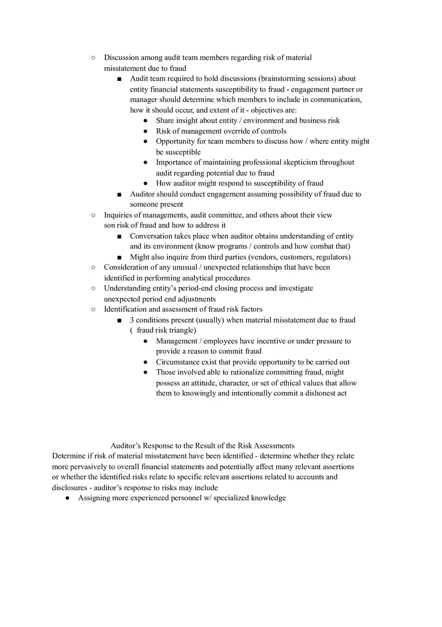 Summary Auditing and Assurance Services - Page 6