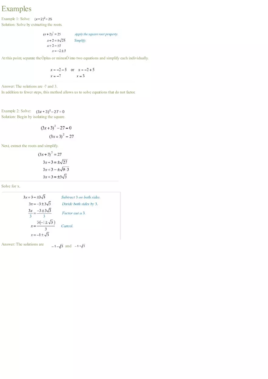 Extract Square Roots - Page 5