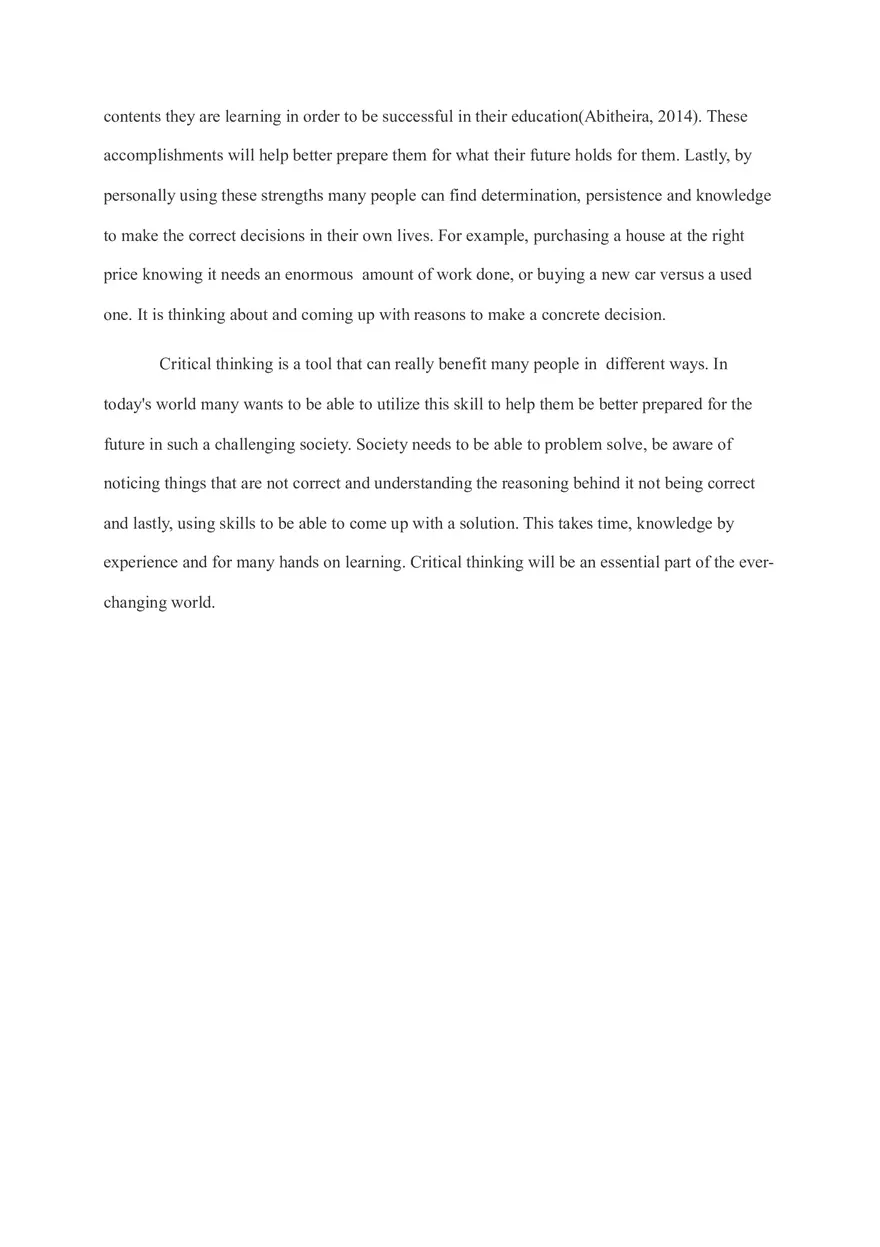 What Is Critical Thinking - Definition, Everyday Use - Page 2