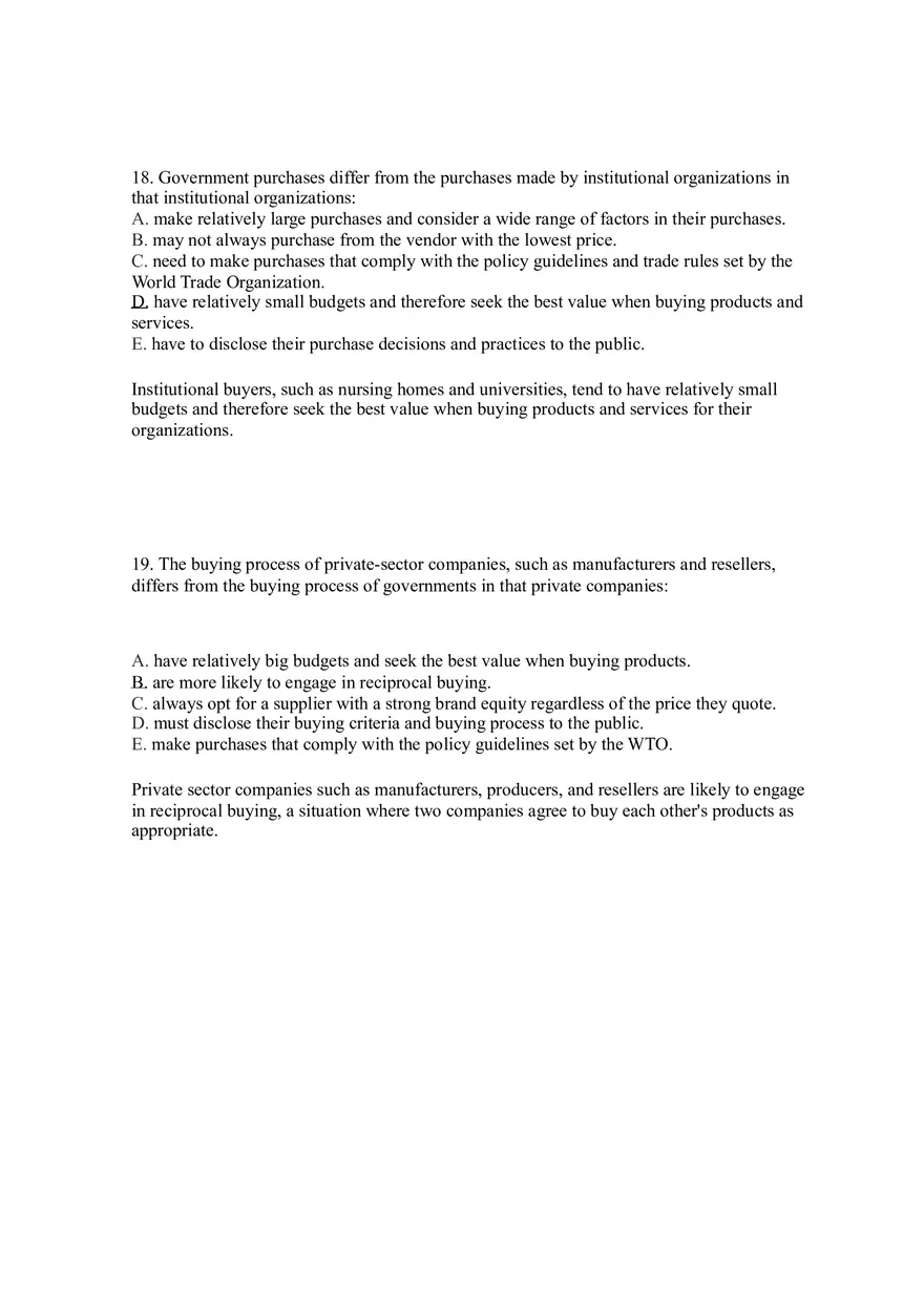 Business-to-Business Marketing Ch 5 (Part 1) - Page 10