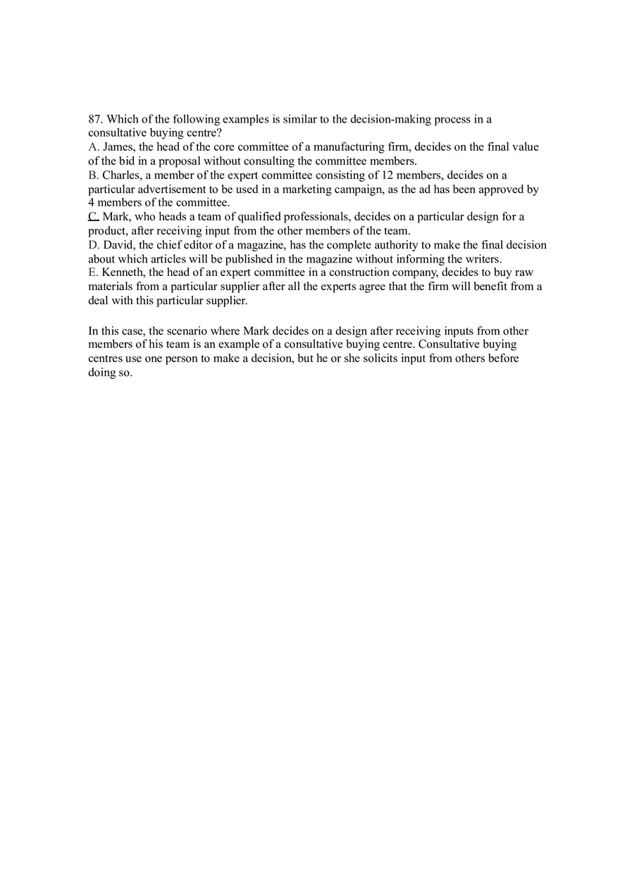 Business-to-Business Marketing Ch 5 (Part 5) - Page 9