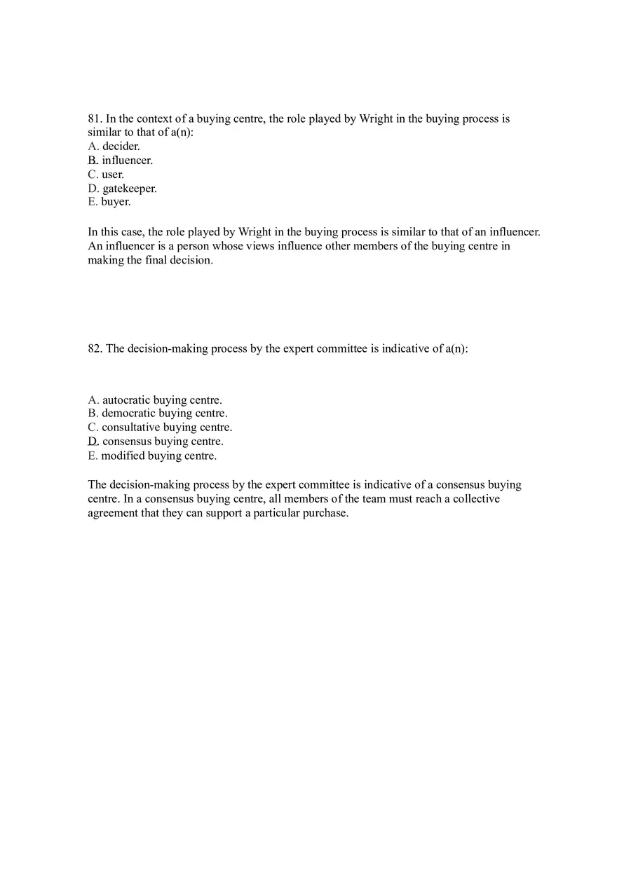Business-to-Business Marketing Ch 5 (Part 5) - Page 5