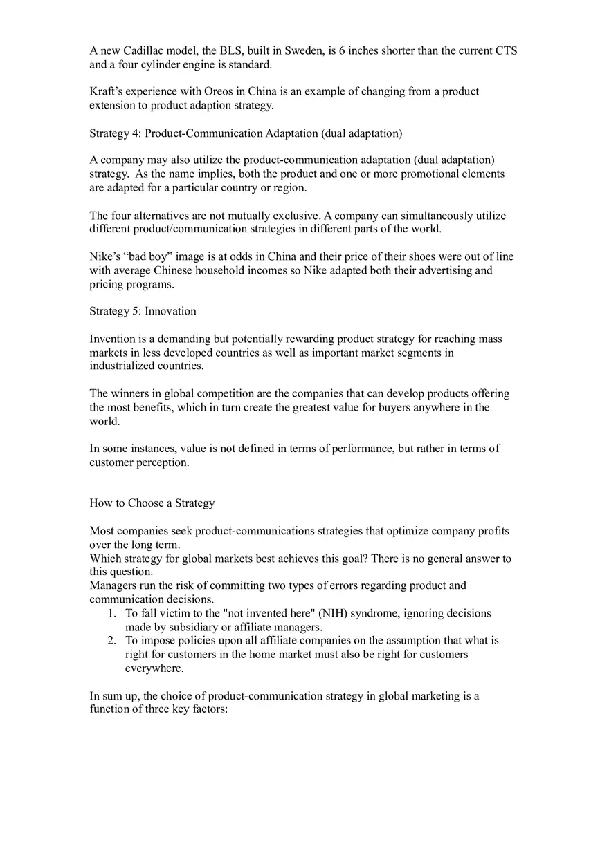 Brand and Product Decisions in Global Marketing - Page 3