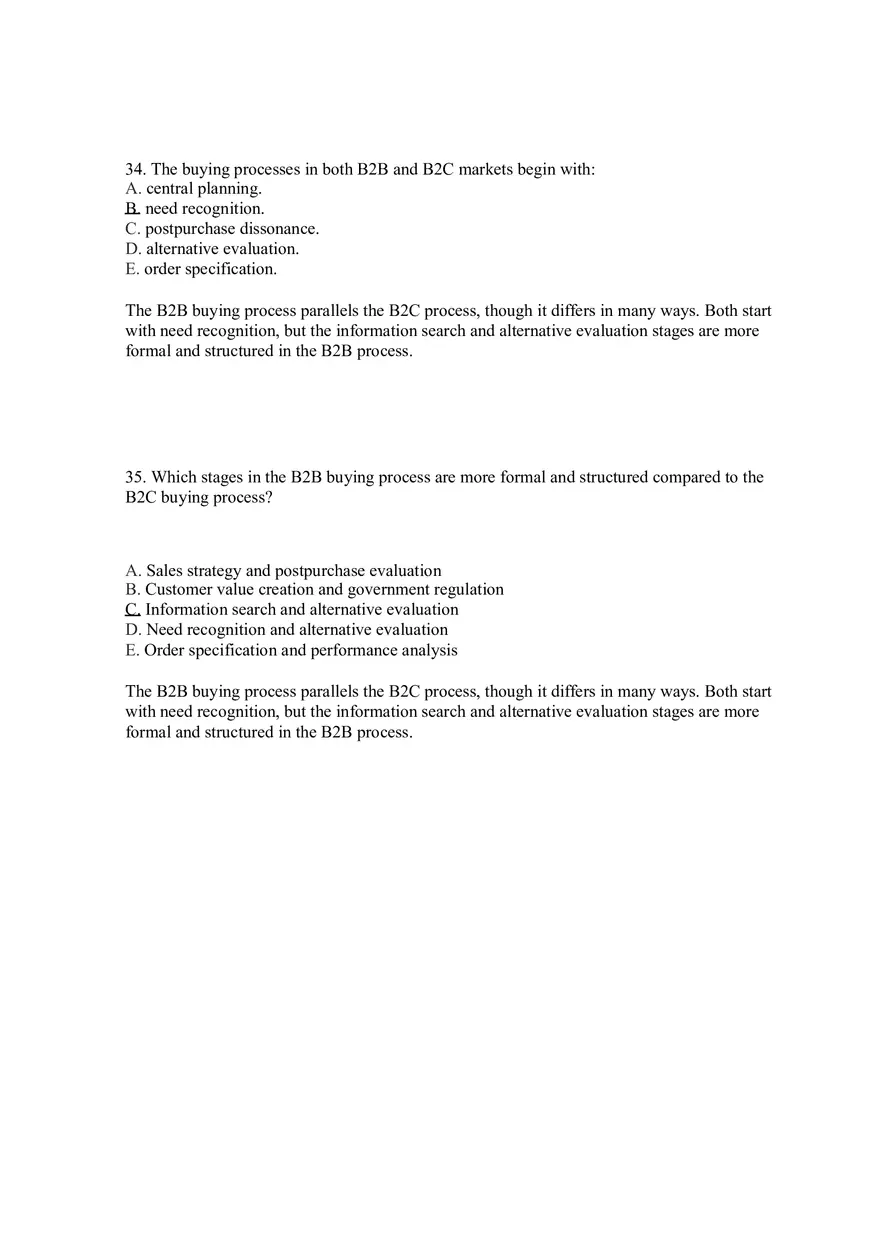 Business-to-Business Marketing Ch 5 (Part 2) - Page 9