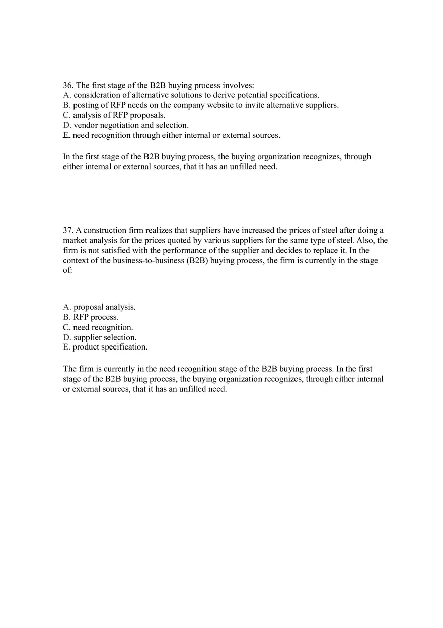 Business-to-Business Marketing Ch 5 (Part 2) - Page 10