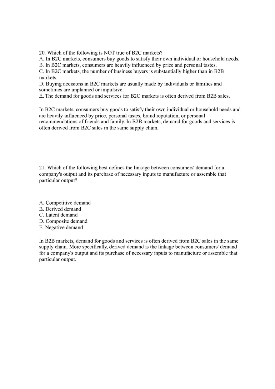 Business-to-Business Marketing Ch 5 (Part 2) - Page 1