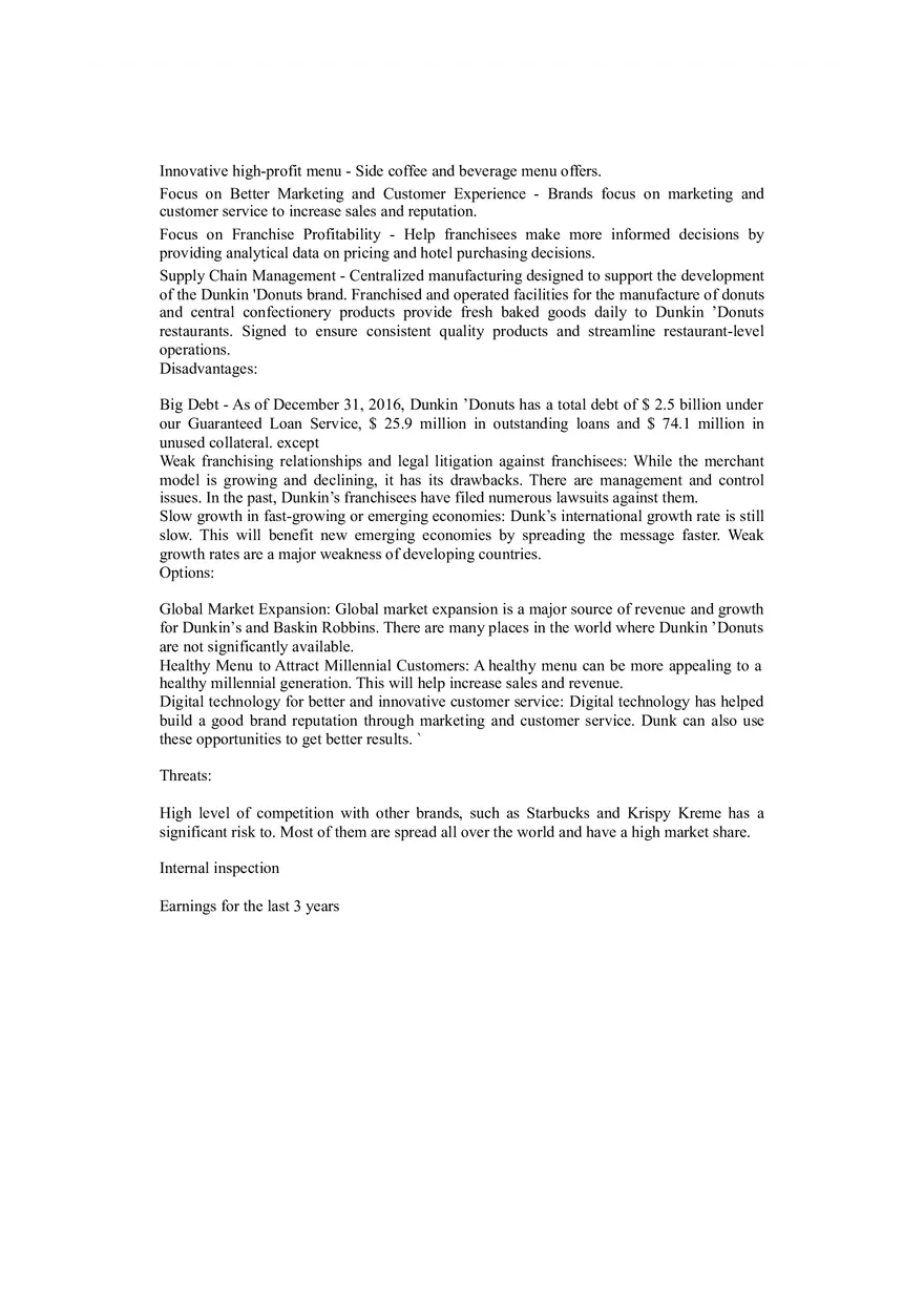 Dunkin Donuts Case Study Marketing - Page 7