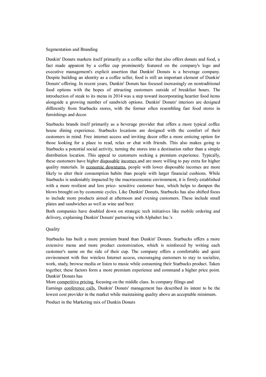 Dunkin Donuts Case Study Marketing - Page 4
