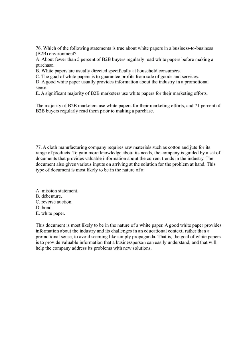 Business-to-Business Marketing Ch 5 (Part 4) - Page 10
