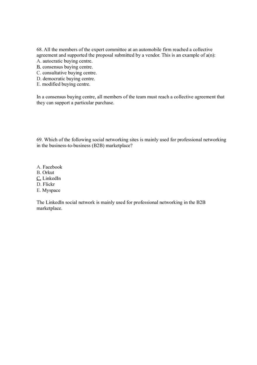 Business-to-Business Marketing Ch 5 (Part 4) - Page 6