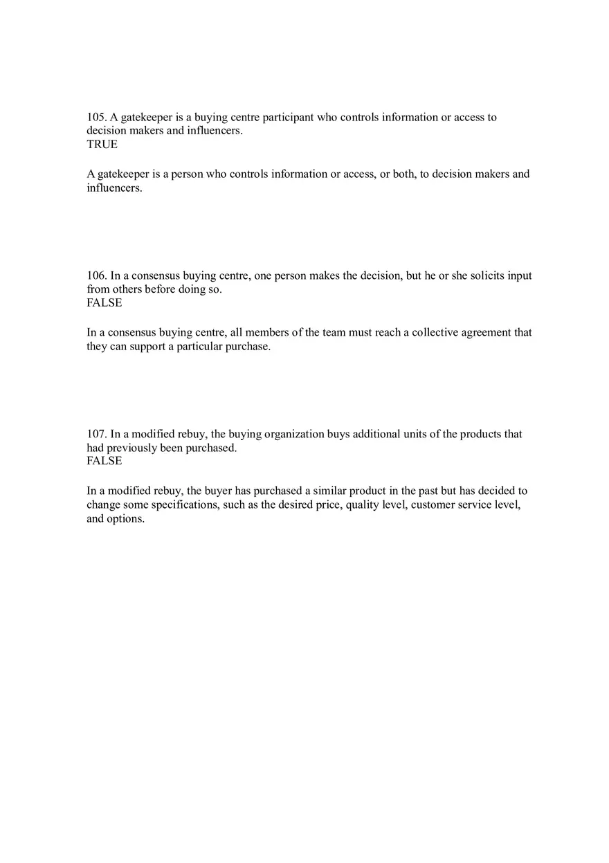 Business-to-Business Marketing Ch 5 (Part 6) - Page 7