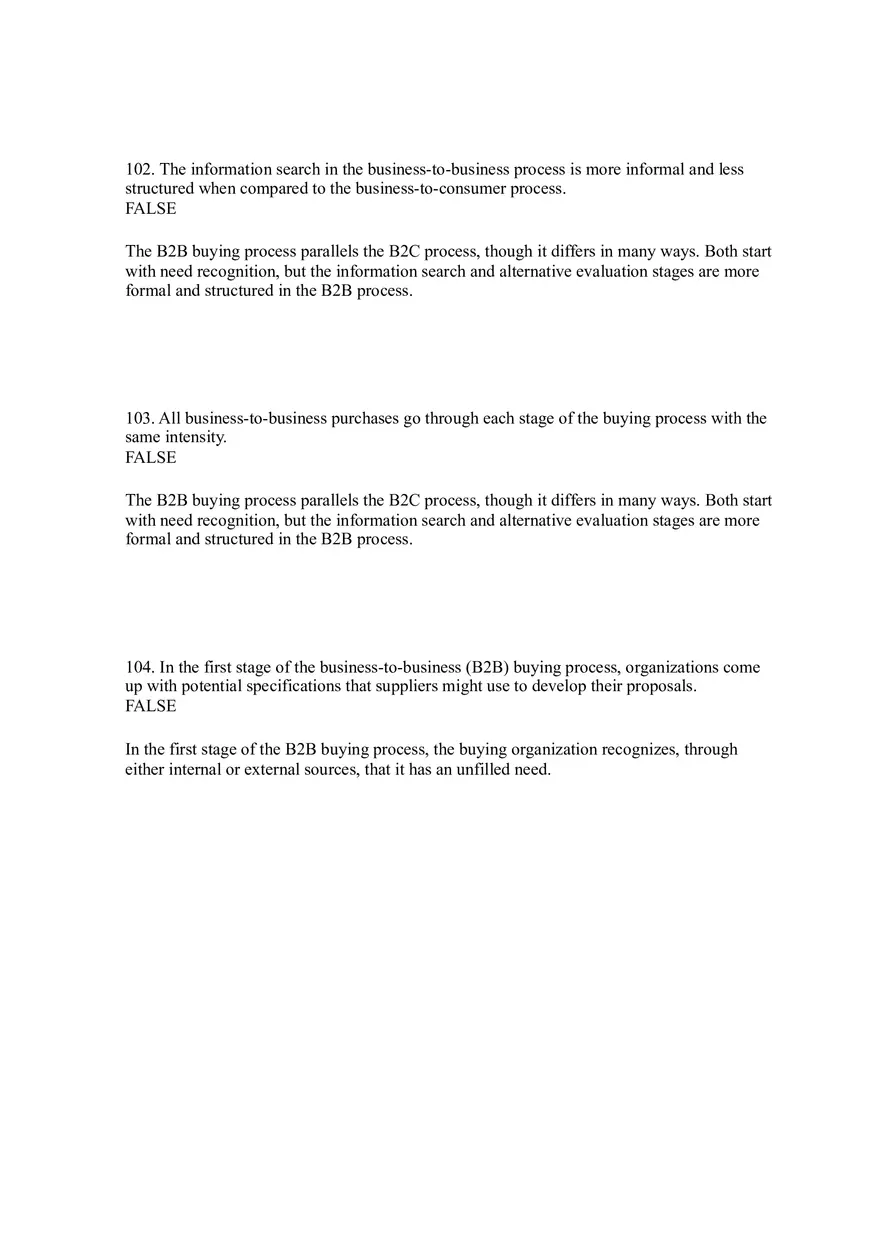 Business-to-Business Marketing Ch 5 (Part 6) - Page 6