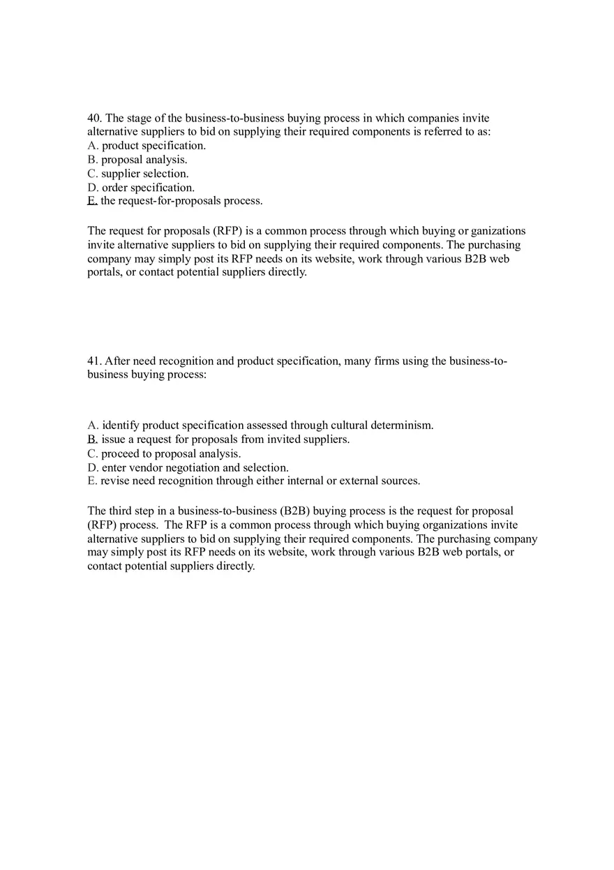 Business-to-Business Marketing Ch 5 (Part 3) - Page 2