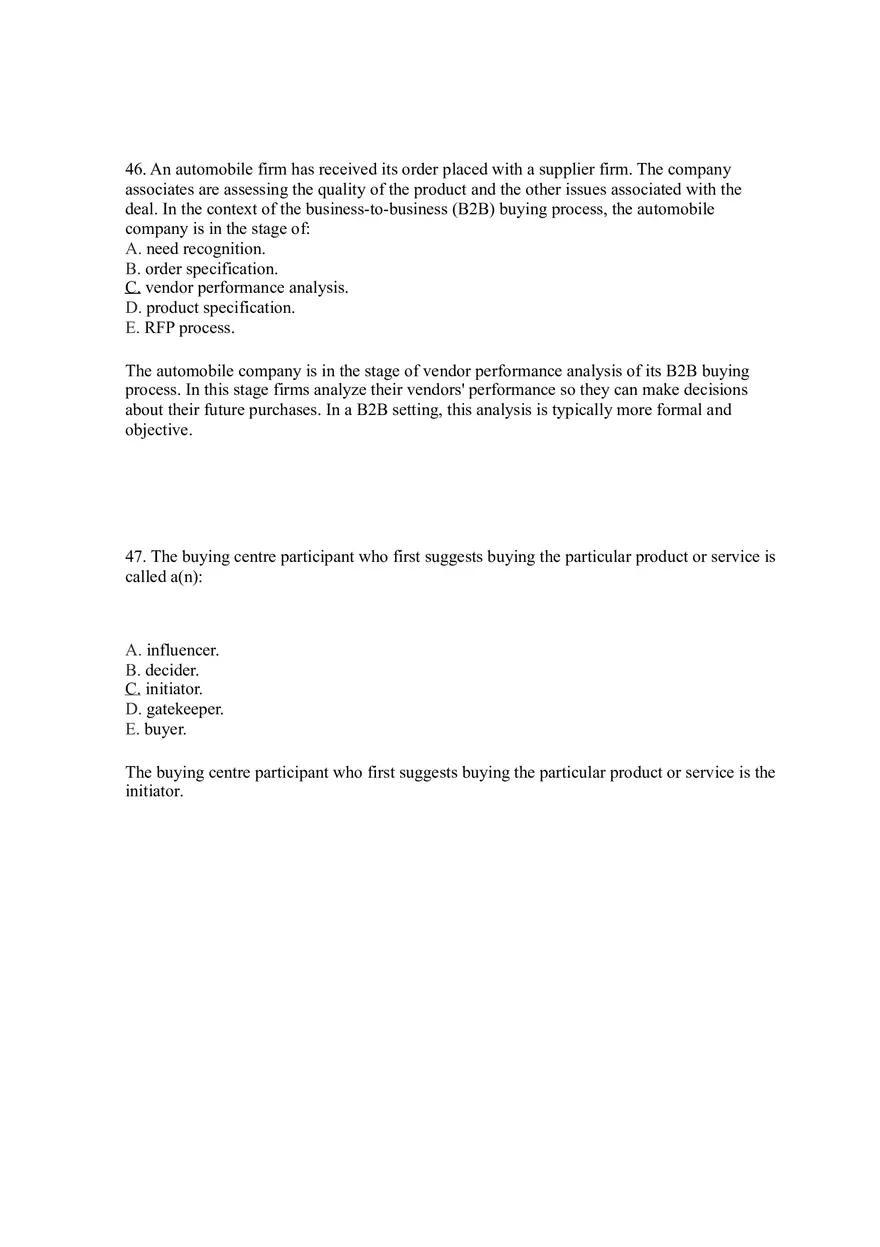 Business-to-Business Marketing Ch 5 (Part 3) - Page 5