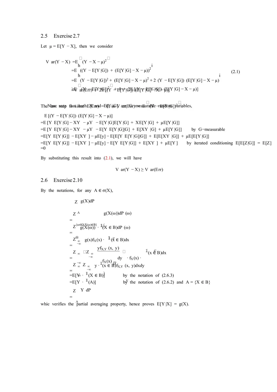Solutions to Stochastic - Calculus for Finance Part 1 - Page 10
