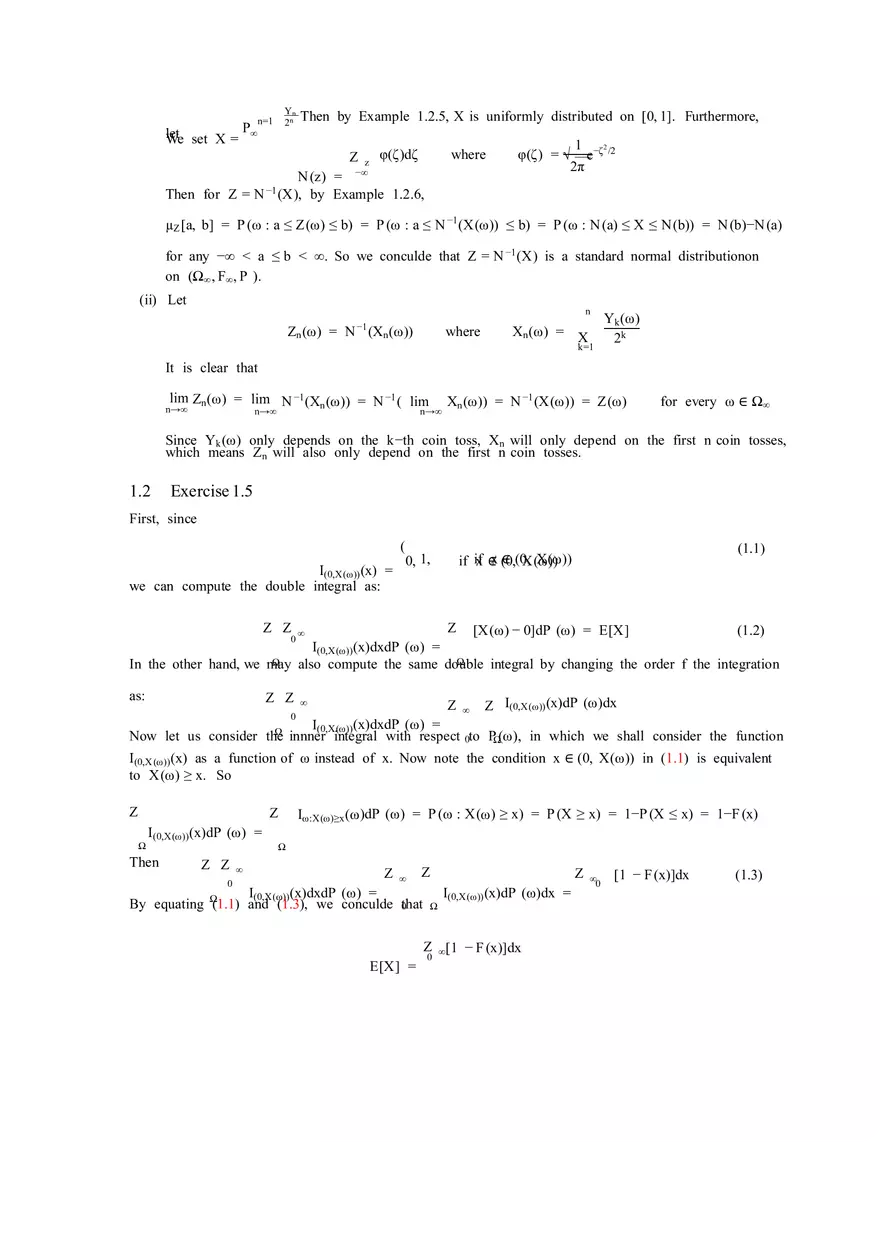 Solutions to Stochastic - Calculus for Finance Part 1 - Page 2