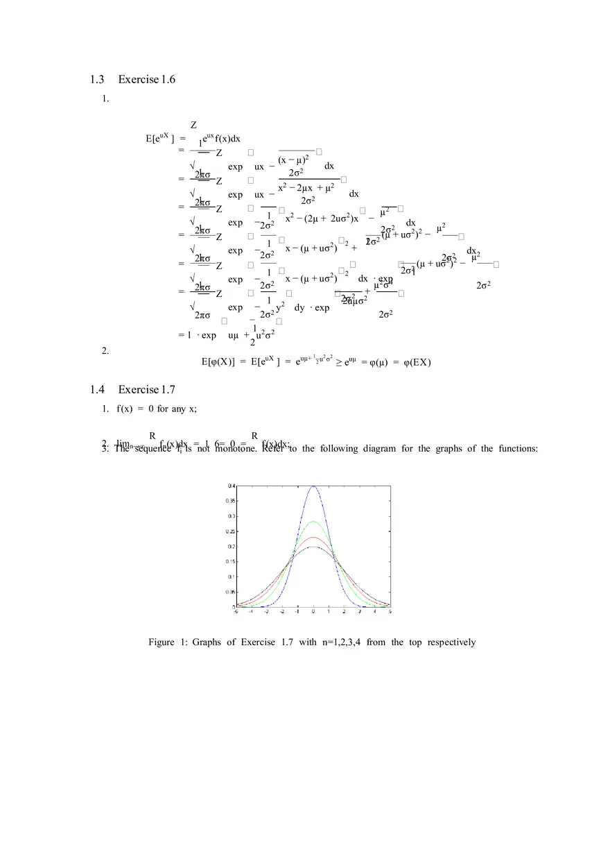 Solutions to Stochastic - Calculus for Finance Part 1 - Page 3