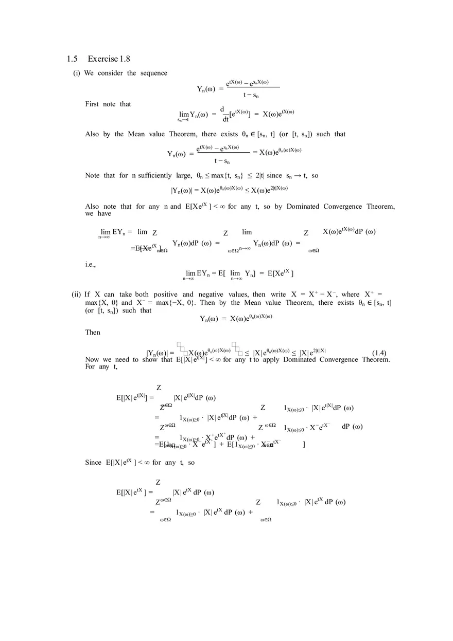 Solutions to Stochastic - Calculus for Finance Part 1 - Page 4