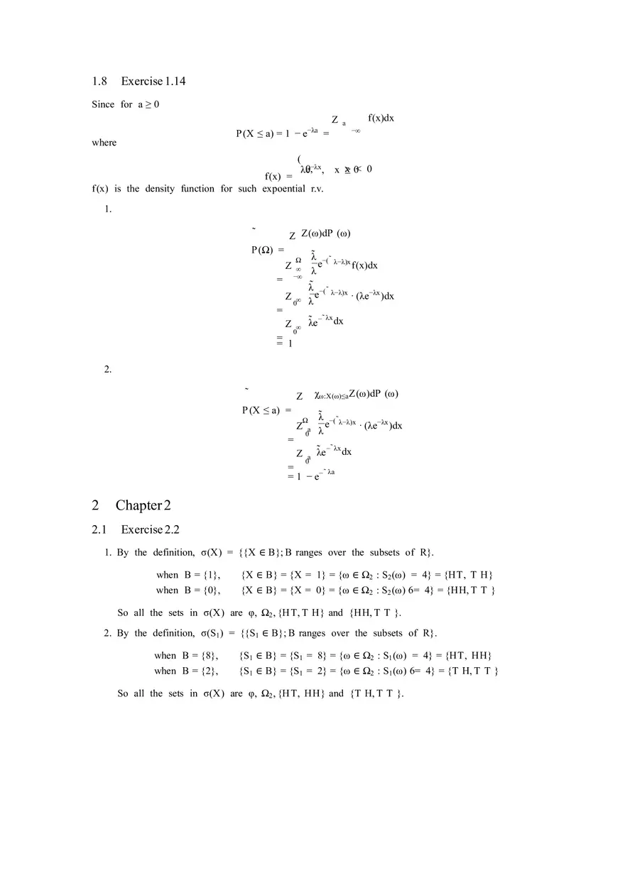 Solutions to Stochastic - Calculus for Finance Part 1 - Page 6