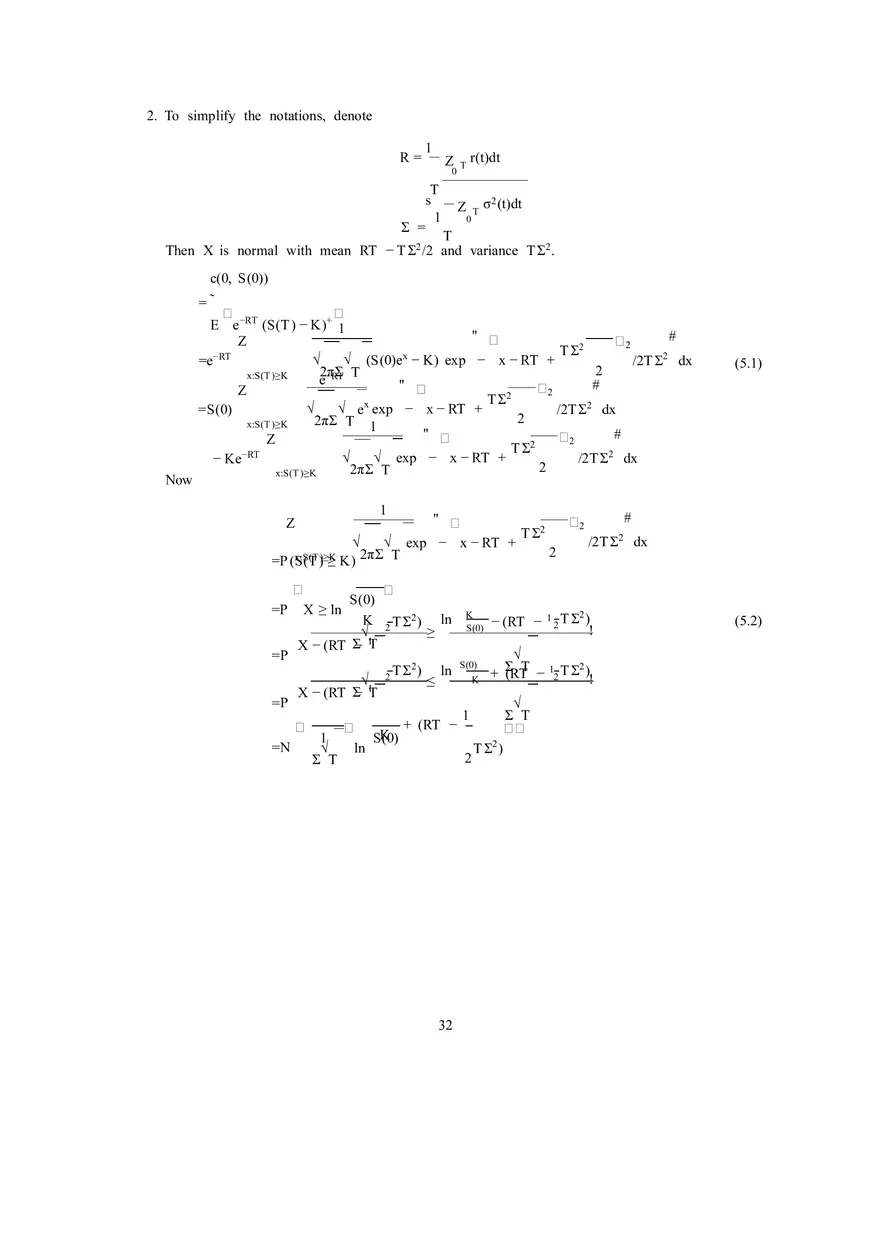Solutions to Stochastic - Calculus for Finance Part 3 - Page 3