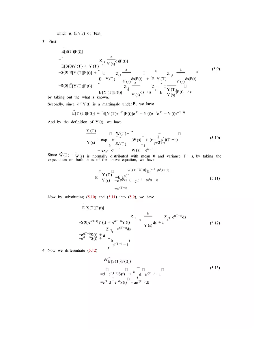 Solutions to Stochastic - Calculus for Finance Part 4 - Page 2