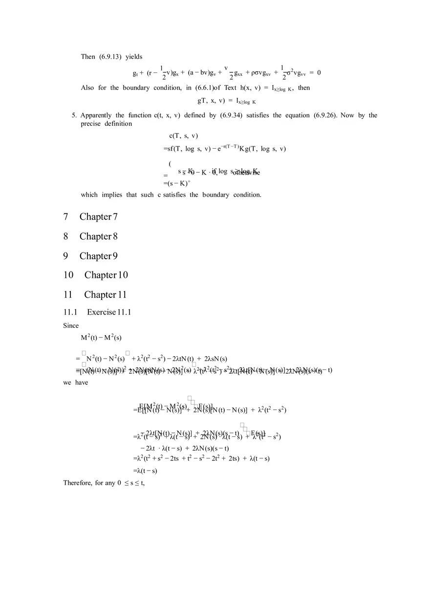 Solutions to Stochastic - Calculus for Finance Part 4 - Page 3