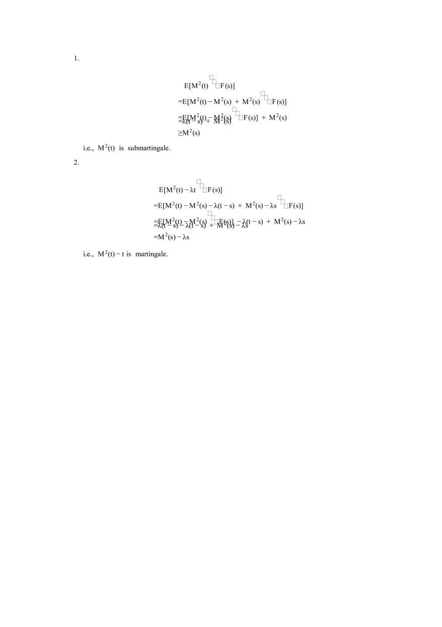 Solutions to Stochastic - Calculus for Finance Part 4 - Page 4