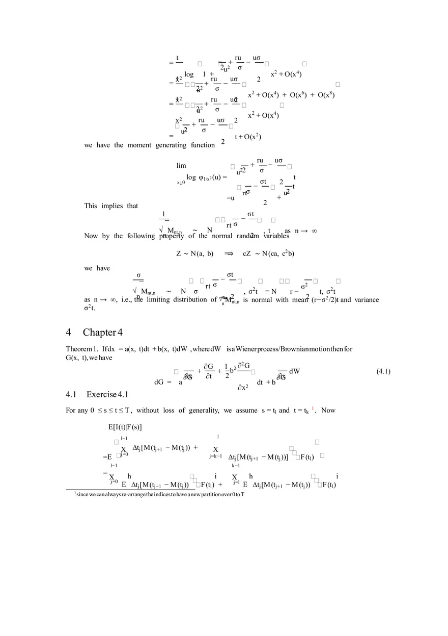 Solutions to Stochastic - Calculus for Finance Part 2 - Page 8