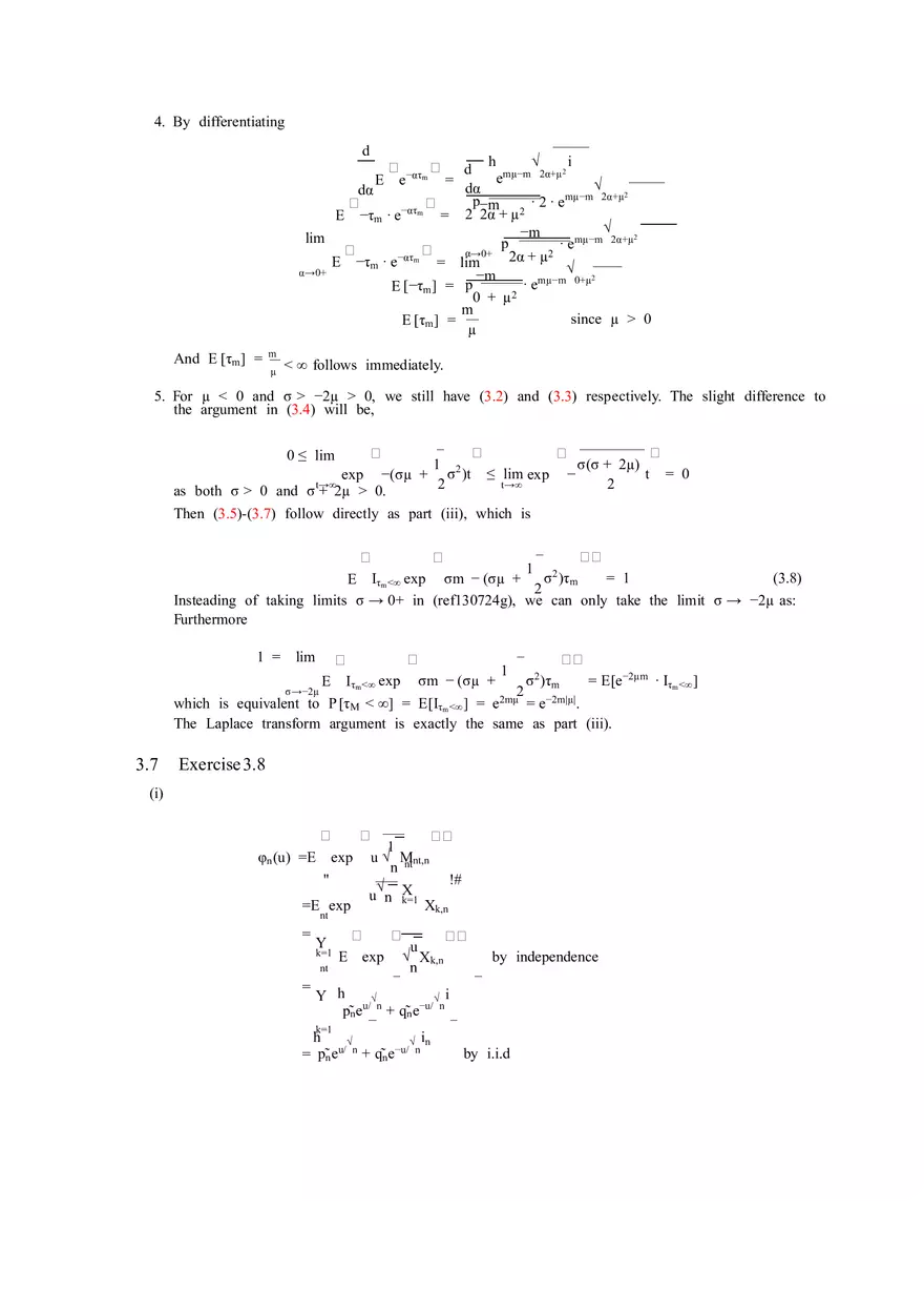 Solutions to Stochastic - Calculus for Finance Part 2 - Page 6