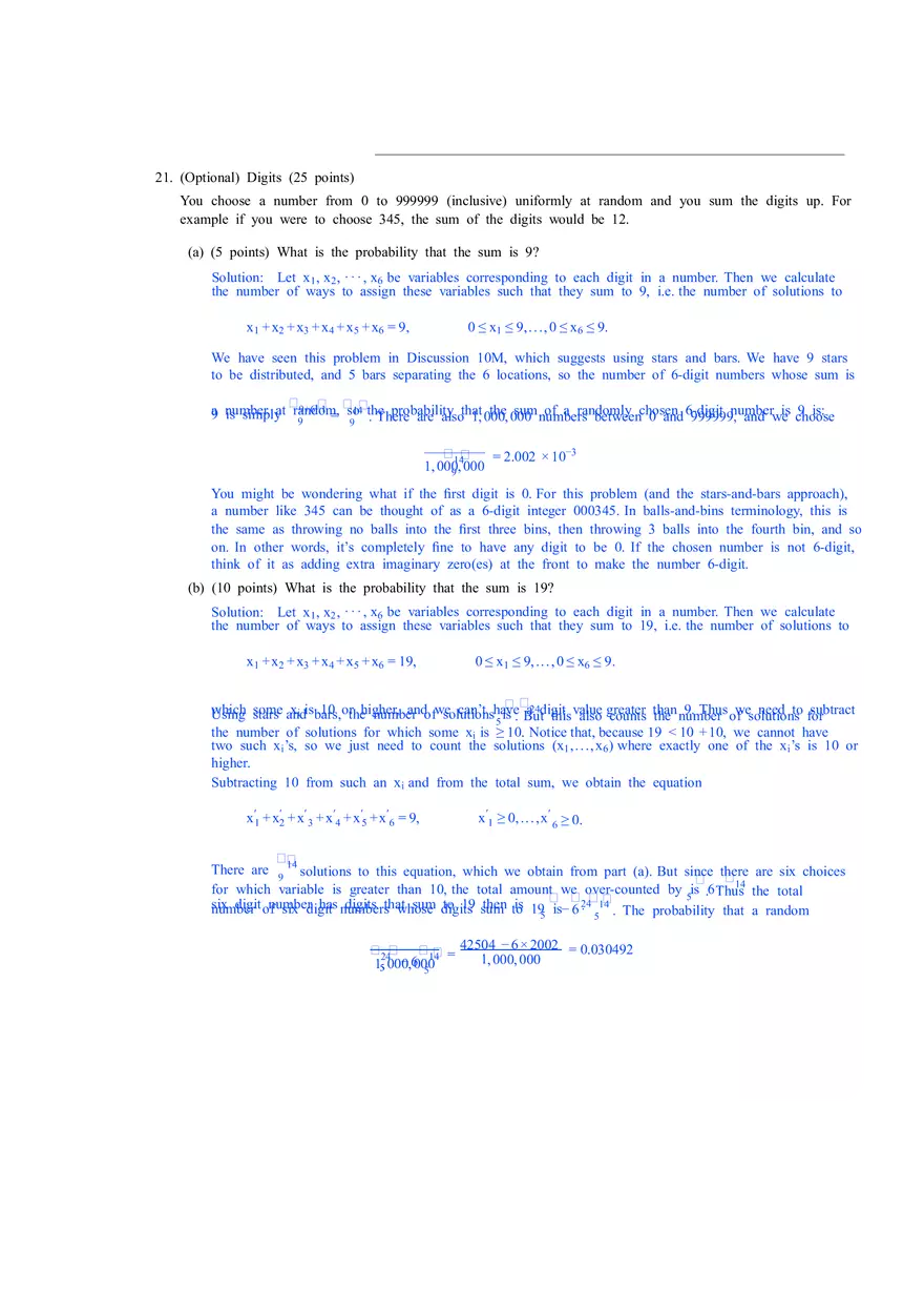Discrete Mathematics and Probability Theory Solutions Part 2 - Page 6