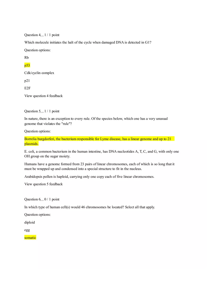 General Biology Chapter 10 Quiz Answers - Page 2