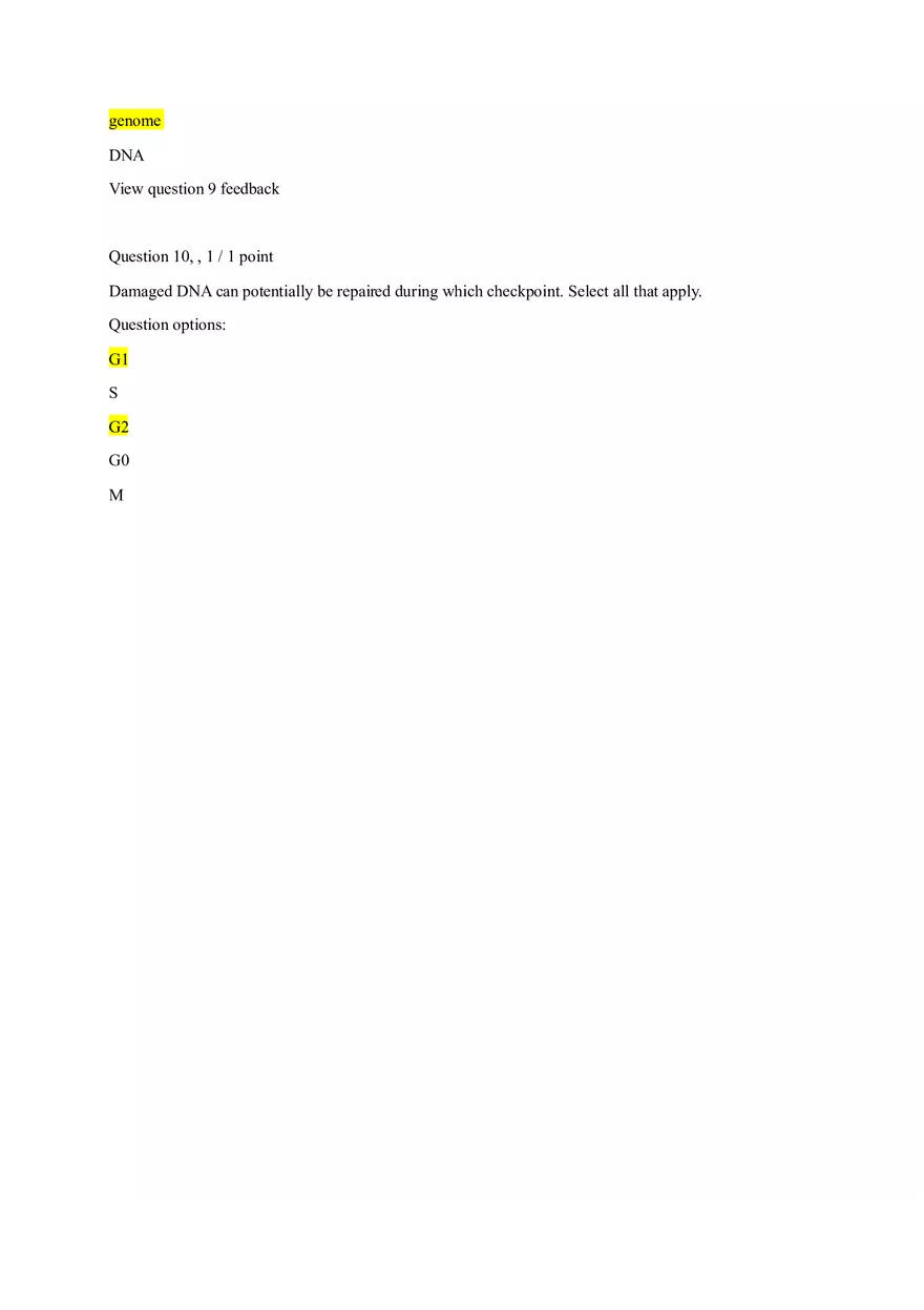 General Biology Chapter 10 Quiz Answers - Page 4