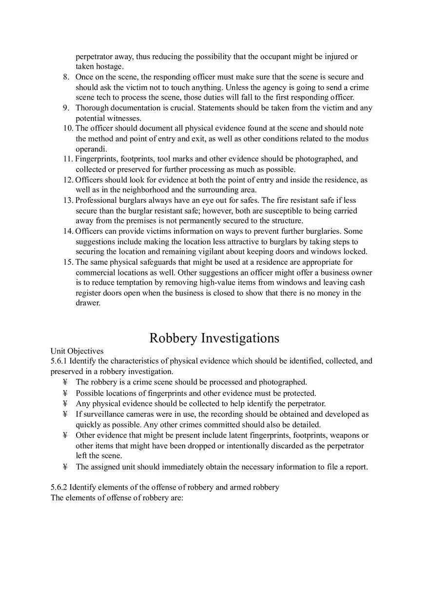 Burglary Investigations - Page 3