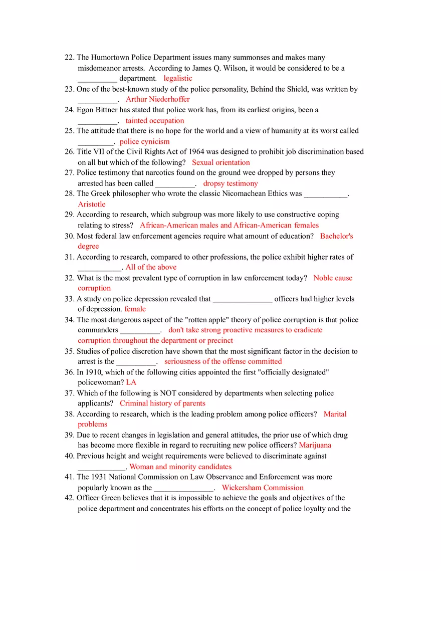 Law Enforcement Practices and Policies - Page 2