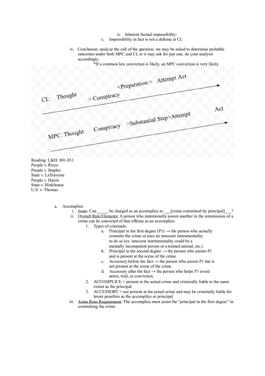 Criminal Law - Outline of Crimes - Page 3