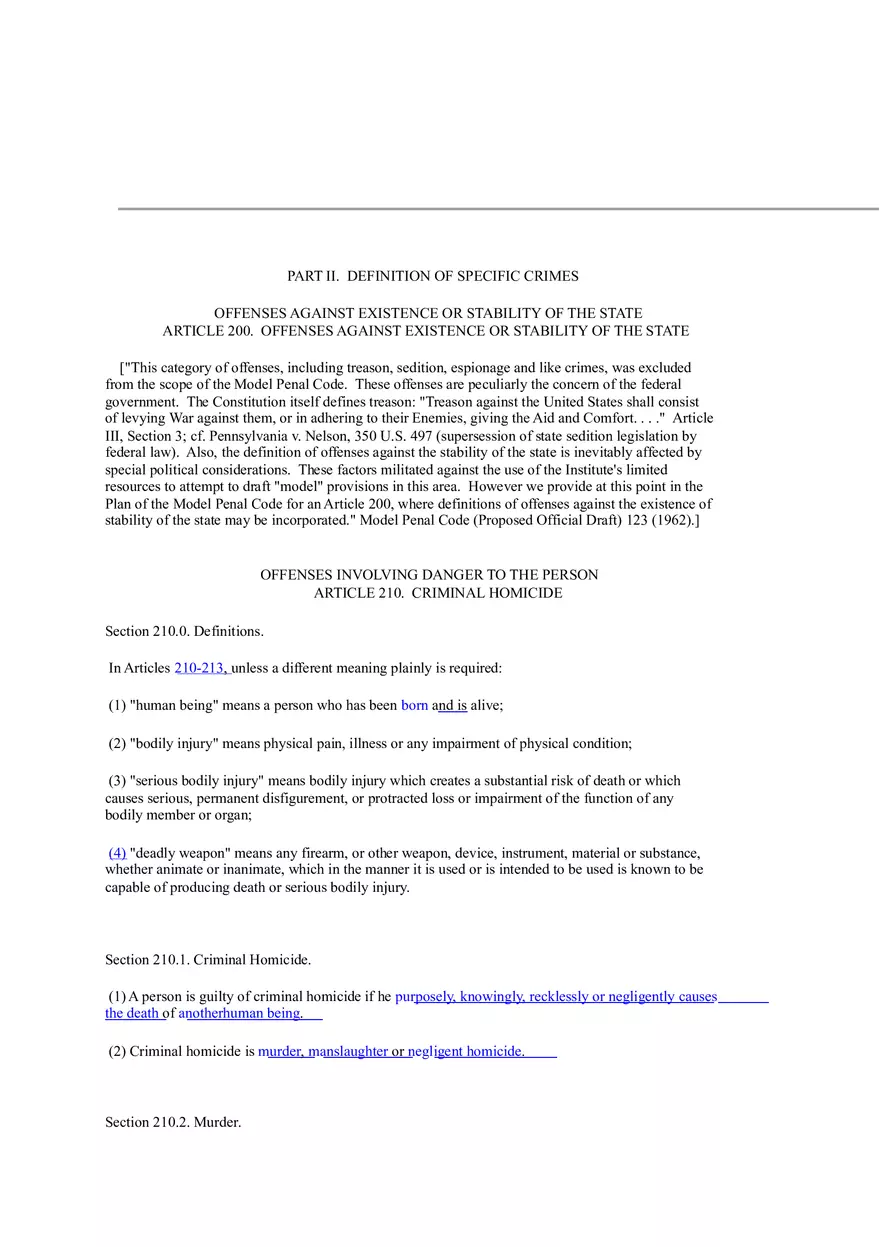 Full Model Penal Code - Part 5 - Page 1