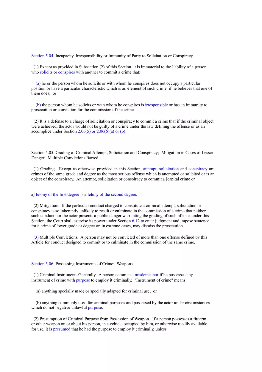 Full Model Penal Code - Part 4 - Page 1