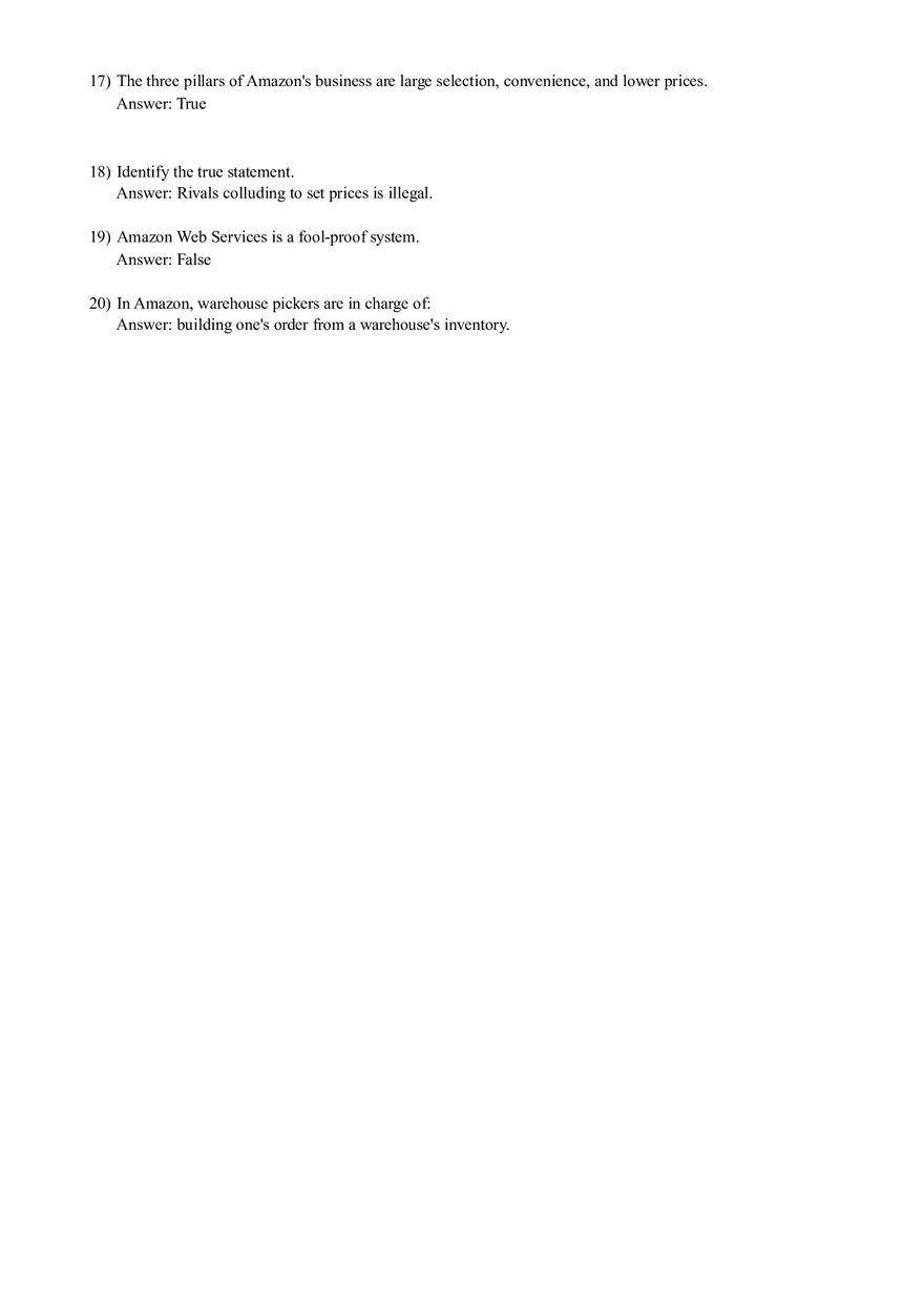 Amazon Business Model and Operations - Page 2
