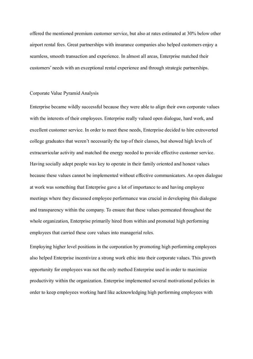 Enterprise Rent-A-Car Case Study - Page 4