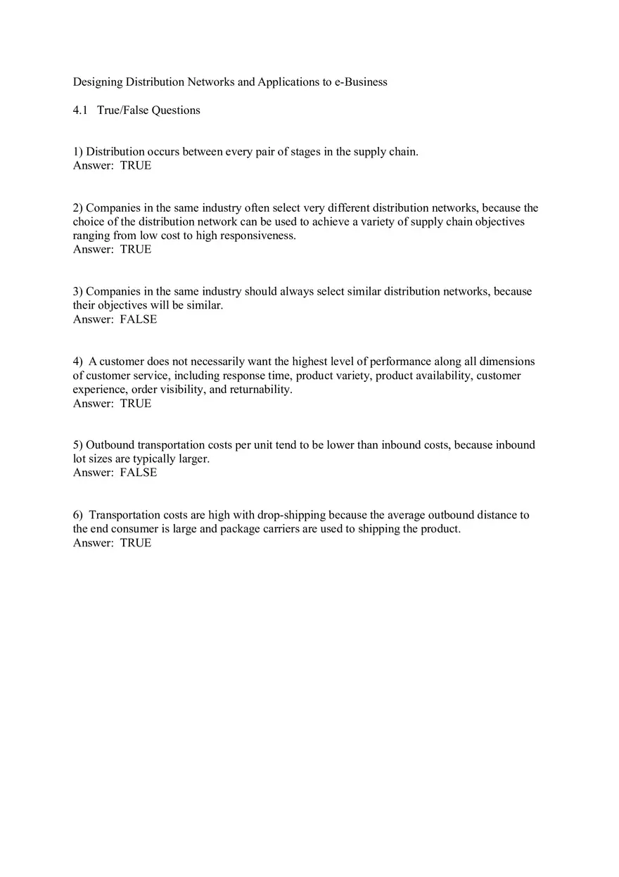 Designing Distribution Networks and Applications to e-Business Pt1 - Page 1