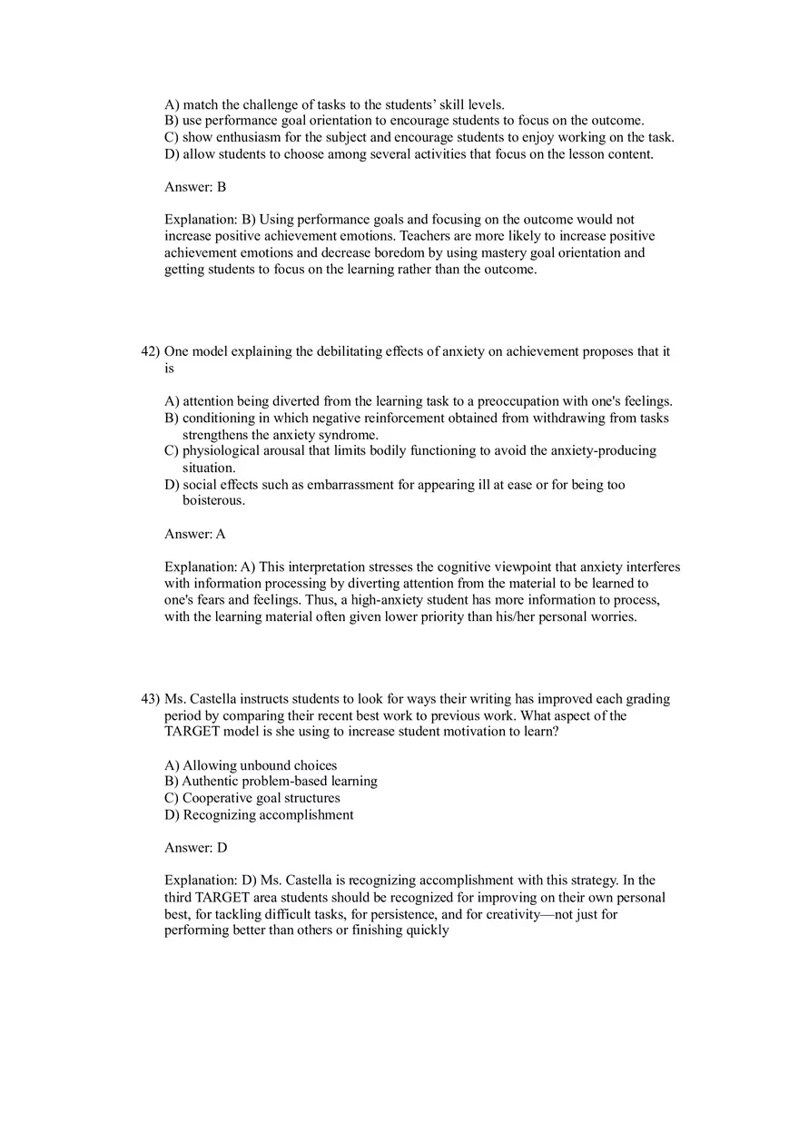 Woolfolk et al., Educational Psychology Answer Key Part 1 - Page 7