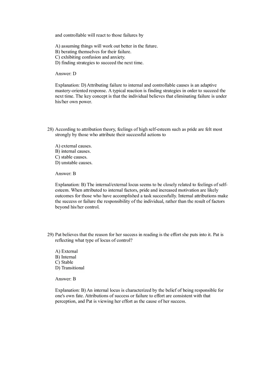 Woolfolk et al., Educational Psychology Answer Key Part 1 - Page 15